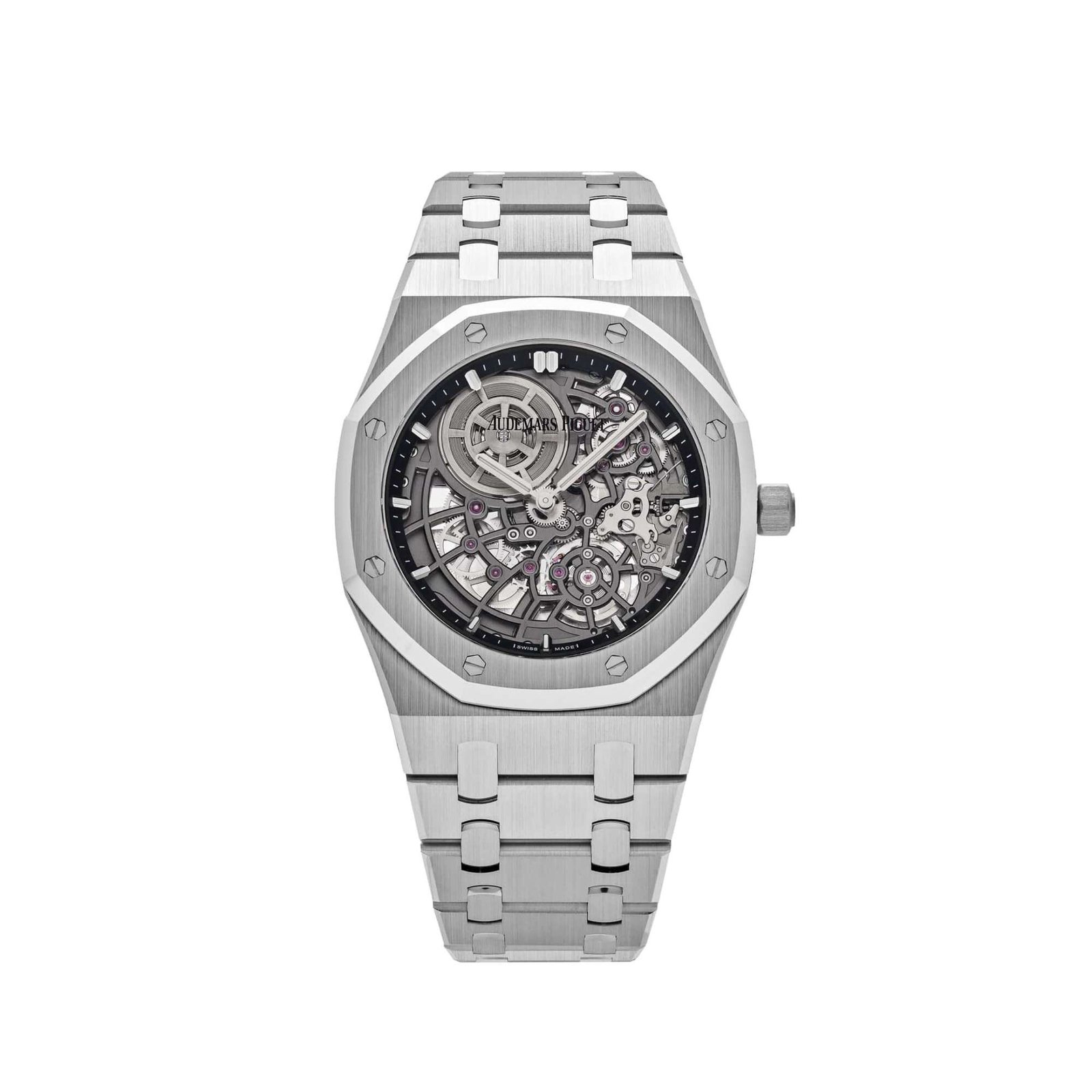 Audemars Piguet Royal Oak 16204BC.OO.1240BC.01 'Jumbo' Extra-Thin Openworked White Gold (2025)