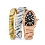 BVLGARI Serpenti Tubogas Watch 102948 Three-Tone Double Spiral Diamond Bezel (2025))-