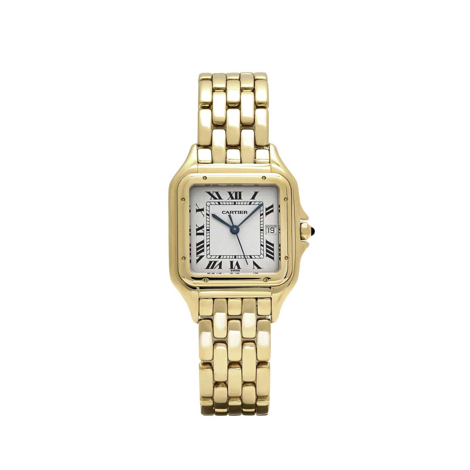 Cartier Panthere 88396 'Ladies' Yellow Gold White Dial Quartz