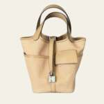 Hermès Picotin 18 Swift and Toile Canvas Palladium Hardware