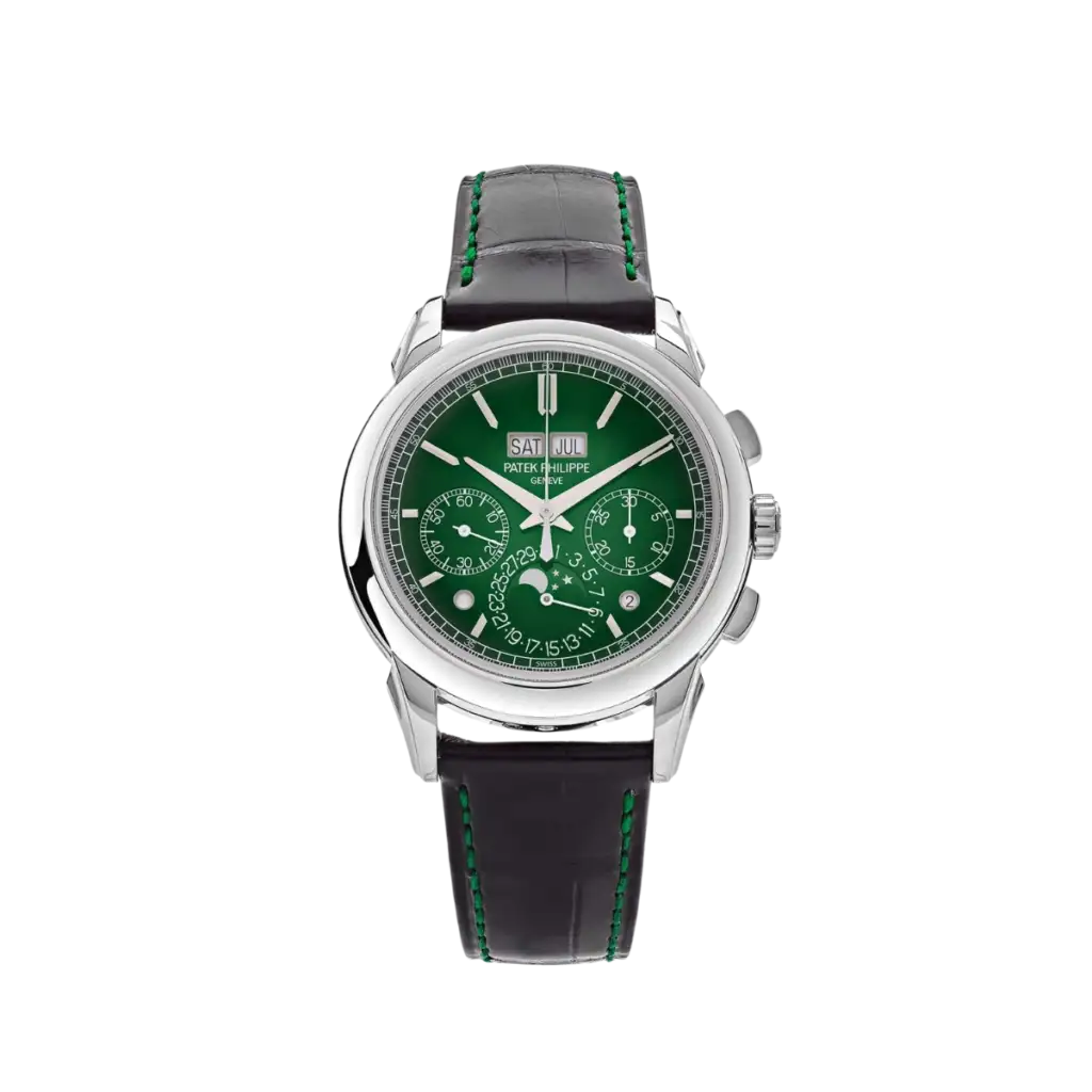 Patek Philippe Grand Complications 5270P-014 Perpetual Calendar Chronograph Platinum Green Dial (2025)