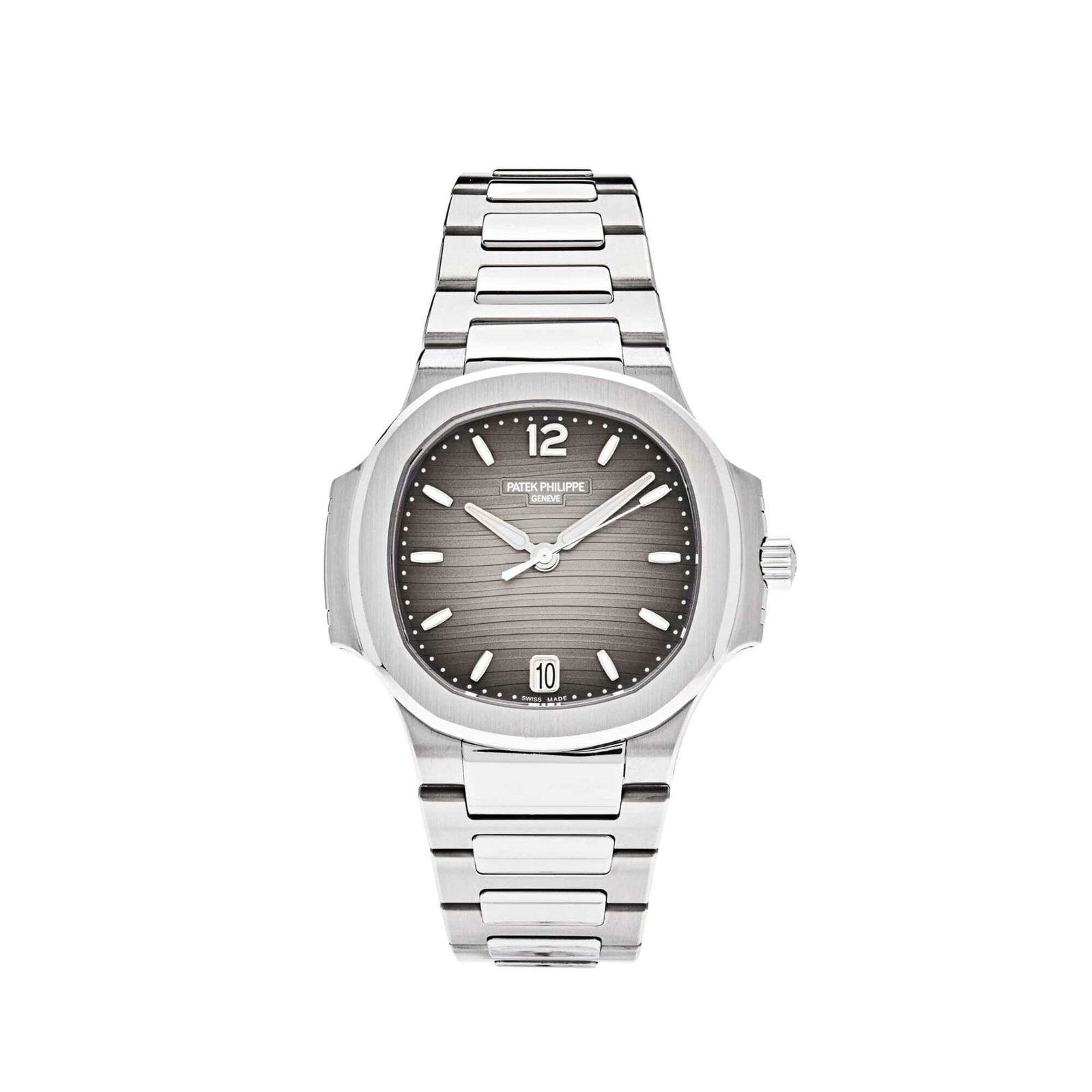Patek Philippe Nautilus 7118/1A-011 'Ladies' Stainless Steel Smoke Grey Dial (2024)