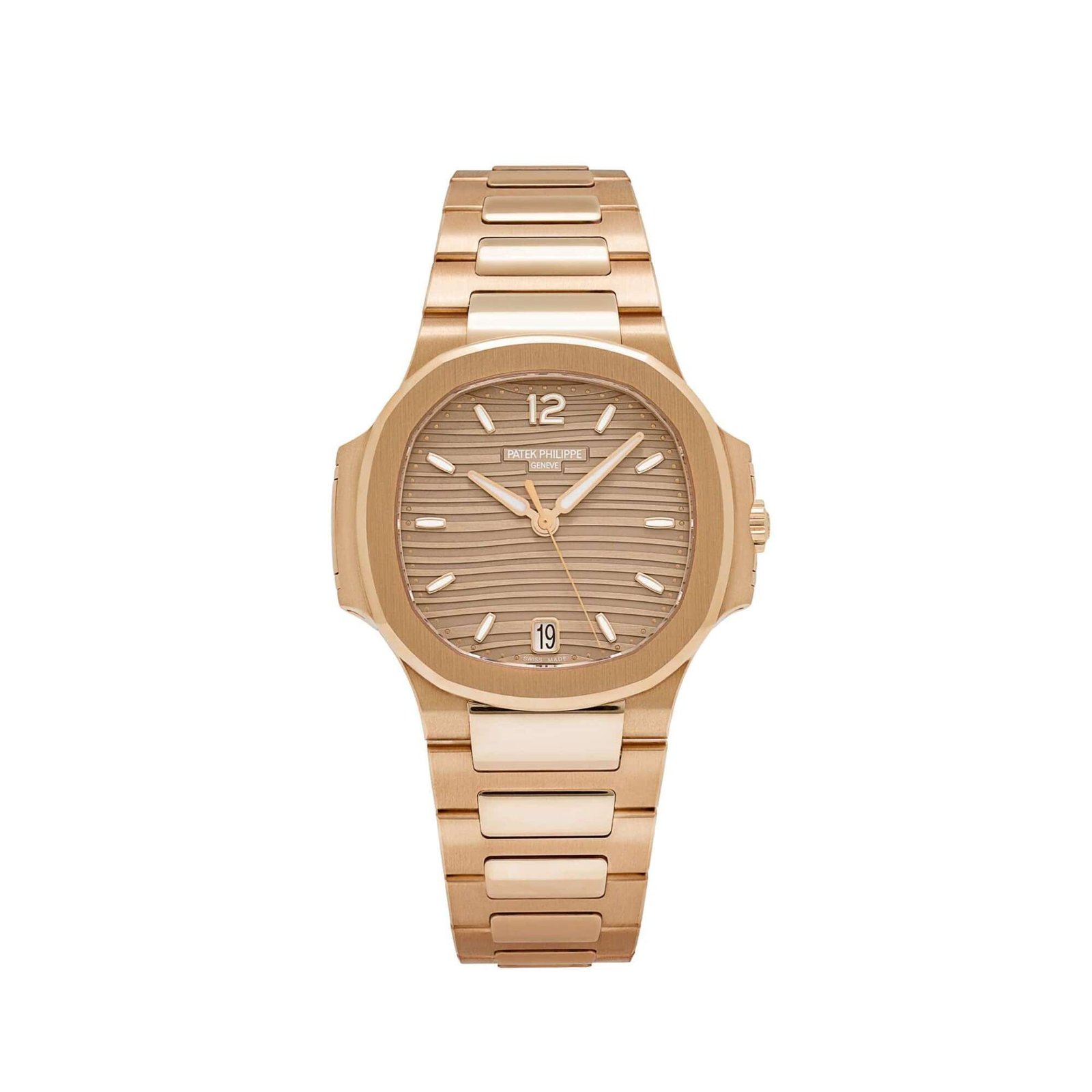 Patek Philippe Nautilus 7118/1R-010 'Ladies' Rose Gold Champagne Golden Dial (2021)