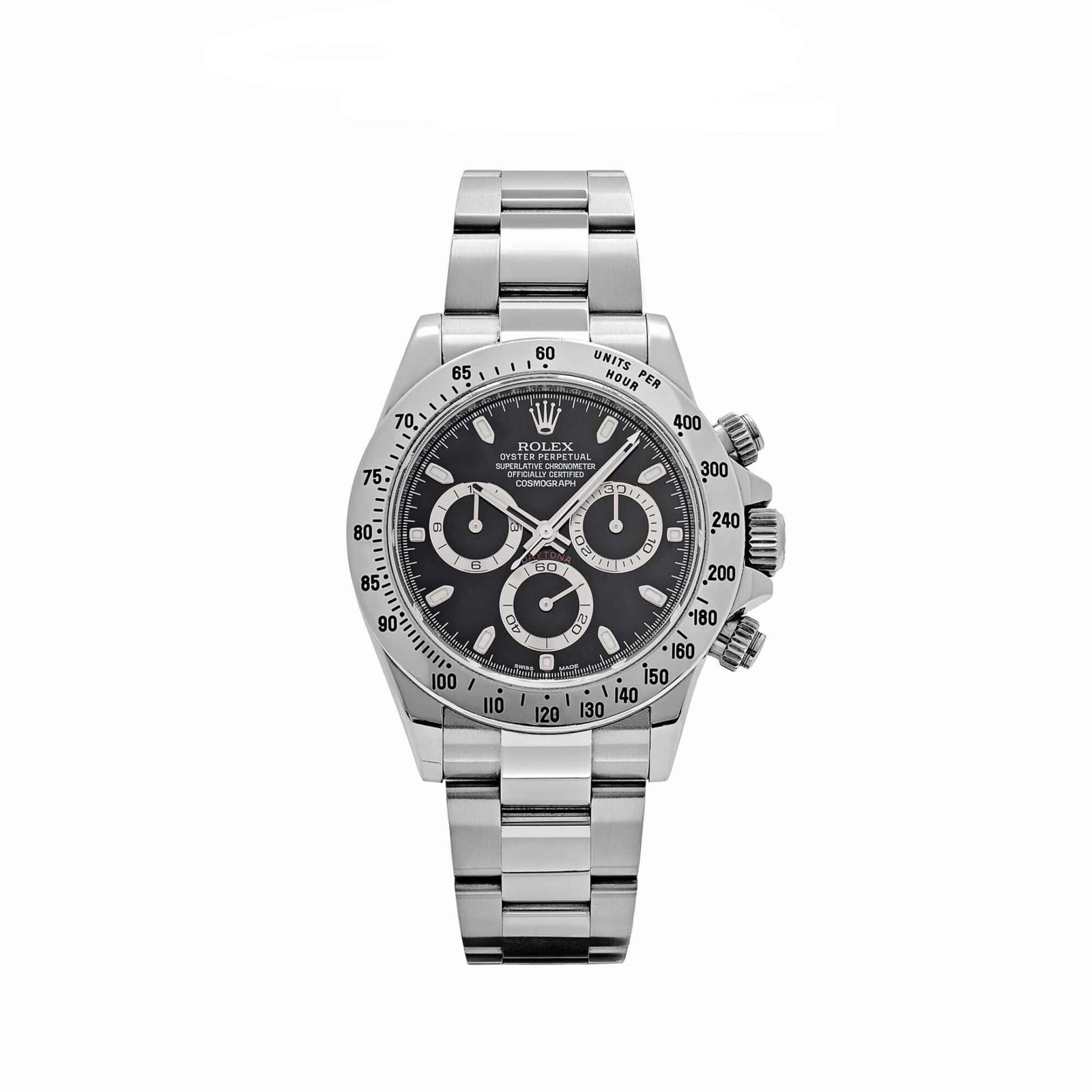 Rolex Daytona 116520 Stainless Steel Black Dial