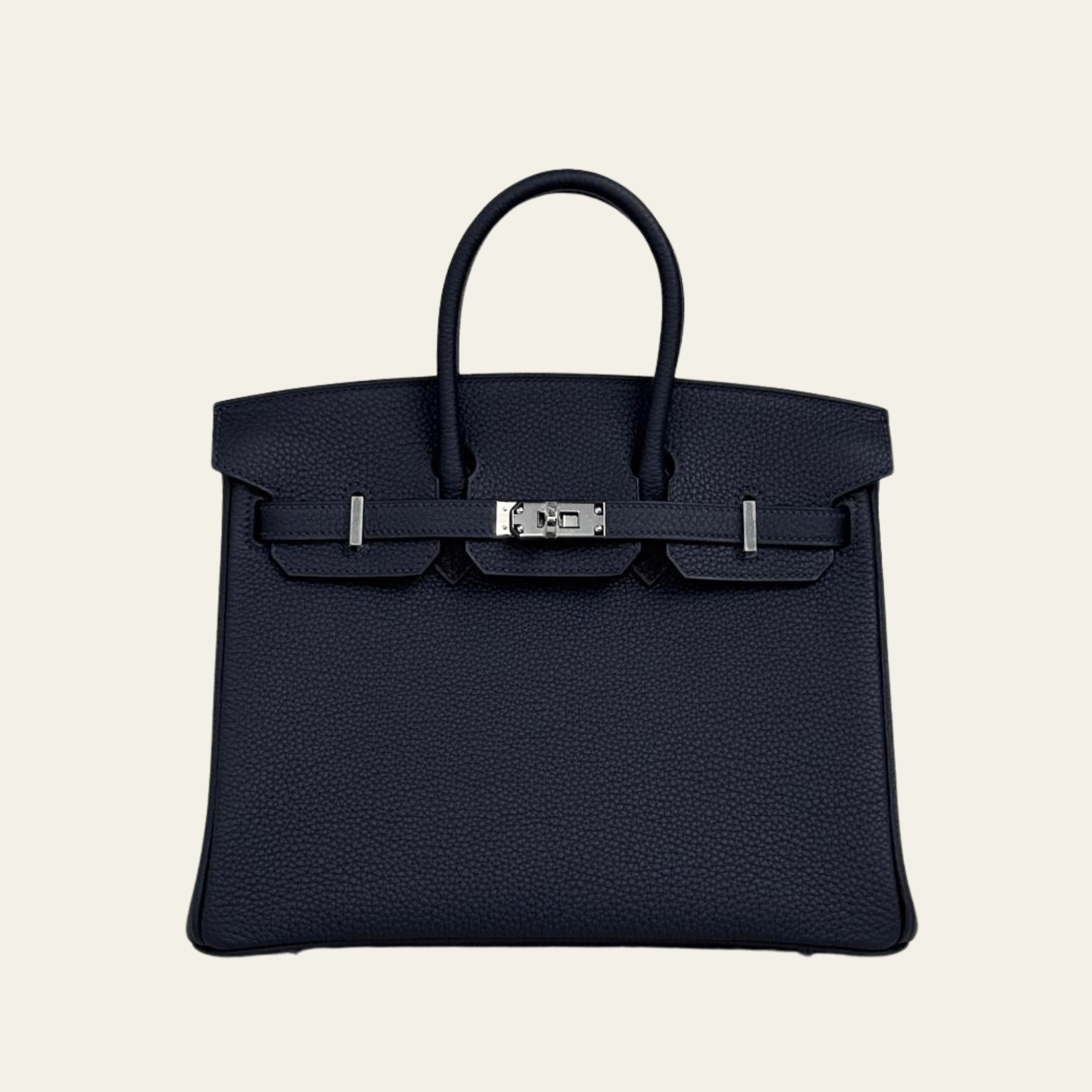 Hermès Bleu Nuit Birkin 25 Togo Palladium Hardware