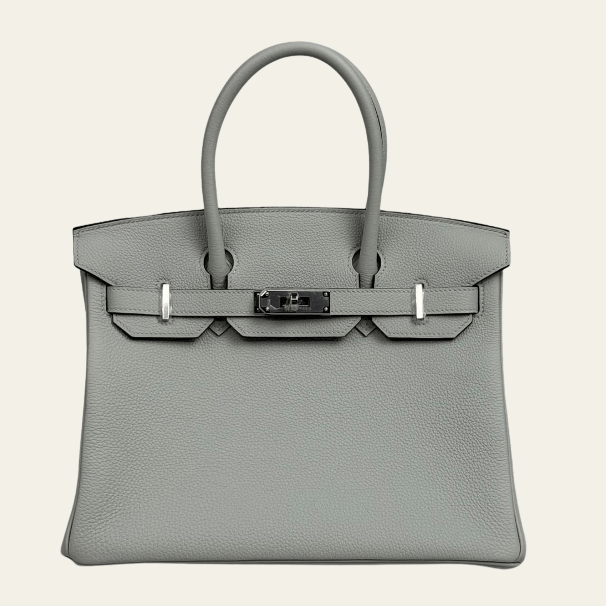 Hermès Gris Neve Birkin 30 Togo Palladium Hardware